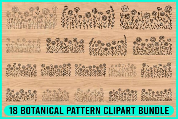 18 Botanical Floral Pattern Clipart Set: A Practical Guide for Creators