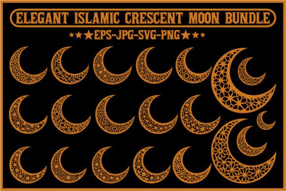 20 Elegant Islamic Crescent Moon Bundle: A Strategic Asset for Creative Professionals