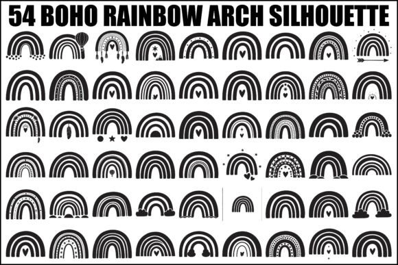 Boho Rainbow Arch Silhouette Bundle: A Comprehensive Guide for Modern Creators