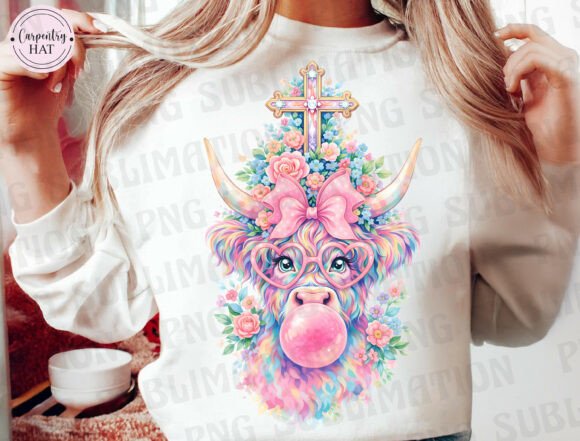 Christian Easter Cow Sublimation Design: A Strategic Asset for Faith-Based Brands
