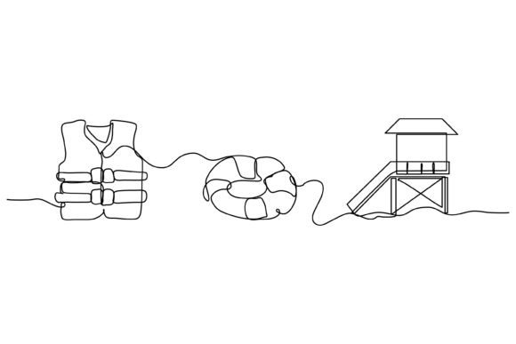 Continuous Line Design of Life Jacket: Minimalism Meets Safety