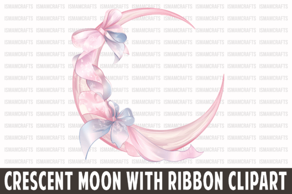 Crescent Moon with Ribbon Clipart PNG: A Practical Asset for Creative Workflows