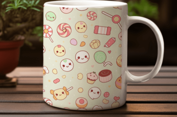 Cute Kawaii Candy Sweets Seamless Patt: A Strategic Asset for Brand Positioning