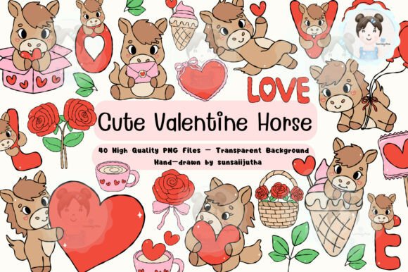 Cute Valentine Horse Clipart: A Practical Asset Review