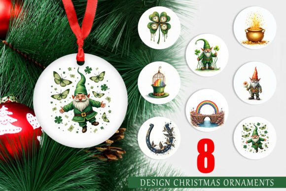 Cyber Shamrock Ornament: A Unique Twist on Holiday Decor