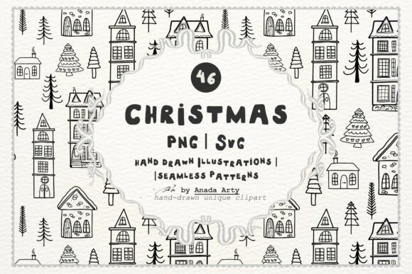 Designing a Cozy Winter Wonderland: The Rise of Hand-Drawn Christmas Doodles and Patterns