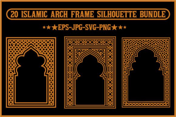 Evaluating the 20 Islamic Arch Frame Silhouette Bundle for Creative Projects