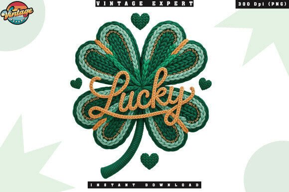 Lucky Shamrock Crochet Yarn Faux PNG: A Guide to High-Quality St. Patrick's Day Designs