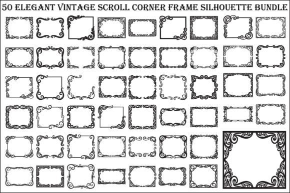 Mastering Elegance: A Comprehensive Guide to the Vintage Scroll Corner Frame Bundle