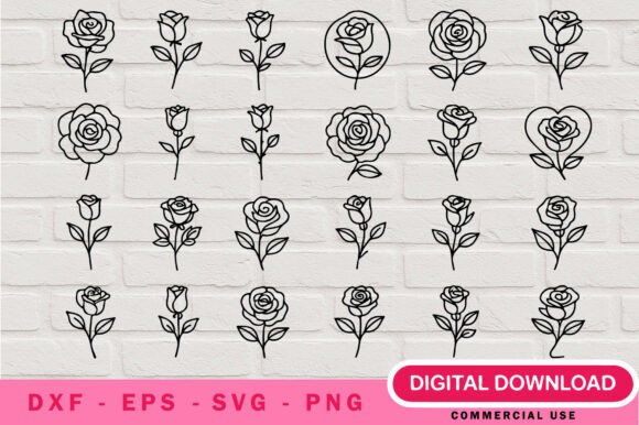 Rose Outline SVG Bundle: A Practical Guide for Designers and Makers