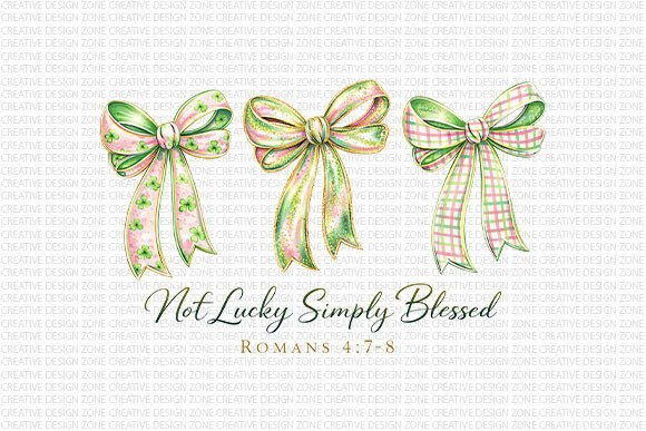 Simply Blessed Bow PNG Design: Elevating Faith-Based Creativity