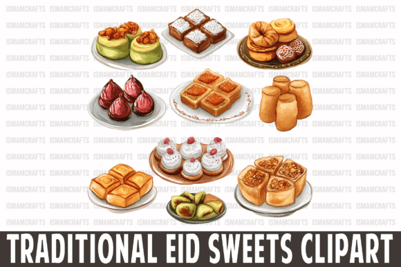 Traditional Eid Sweets Clipart PNG: A Practical Asset for Creative Workflows