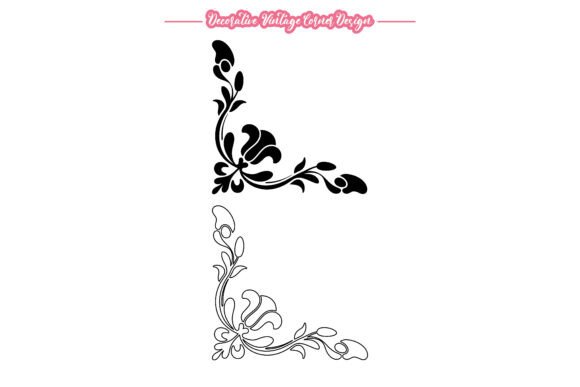 Vintage Corner Flourish Graphic Vector: A Guide to Elegant Design
