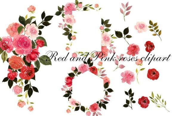 Watercolor Pink Red Rose Floral Art: Elevating Your Creative Projects