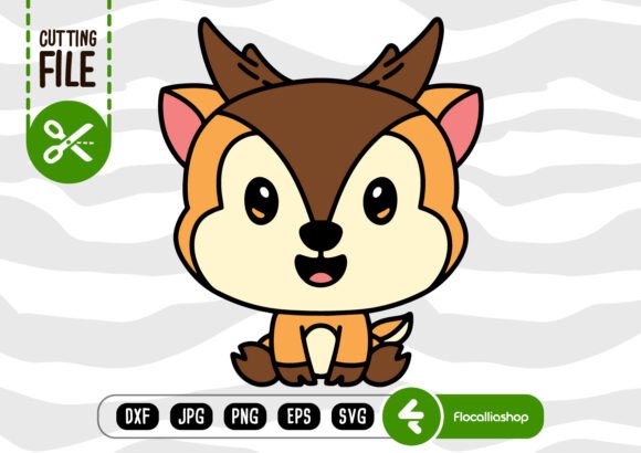 Woodland Animal Outline - Roe Deer Svg: Bringing Forest Charm to Your Creative Projects
