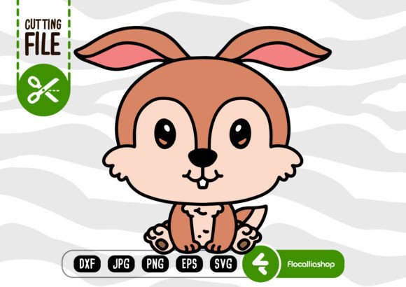 Woodland Animal Silhouettes - Hare SVG